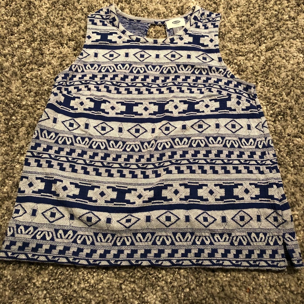 Tribal Print Crop Tank